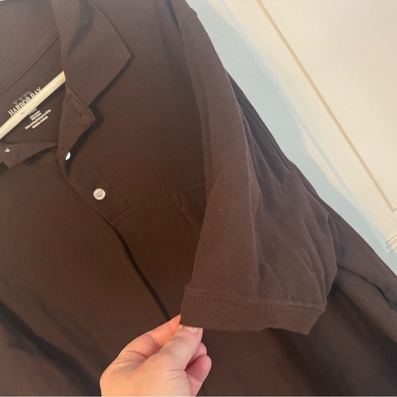 Men’s Classic Polo with Pocket, Big & Talk 3x Brown - Picture 5 of 8